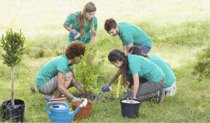 Students are actively involved in their communities to further protect their environment 